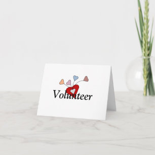 Volunteer - We're So Glad You're Our Volunteer Card