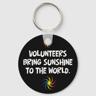 Volunteers bring sunshine to the world key ring