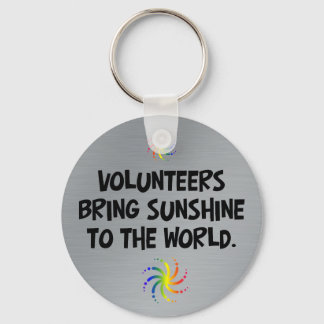 Volunteers bring sunshine to the world key ring