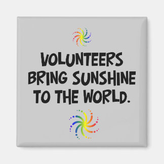 Volunteers bring sunshine to the world magnet