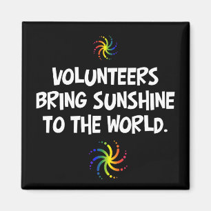 Volunteers bring sunshine to the world magnet