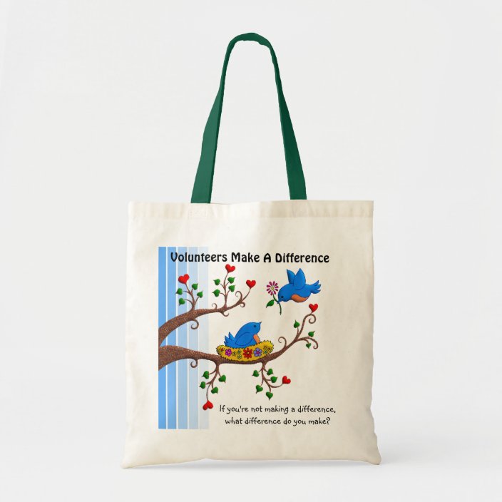 Volunteers Make A Difference Tote Bag | Zazzle.com.au