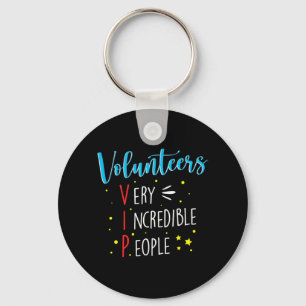Volunteers VIP Volunteer Volunteering Charity Resc Key Ring