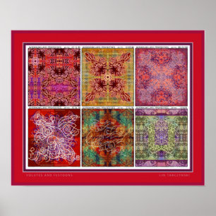 Volutes and Festoons Poster