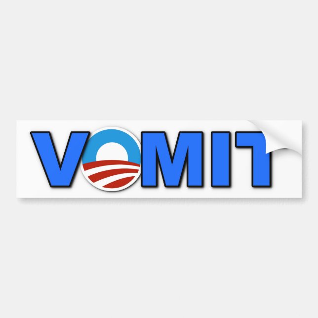 VOMIT BUMPER STICKER (Front)