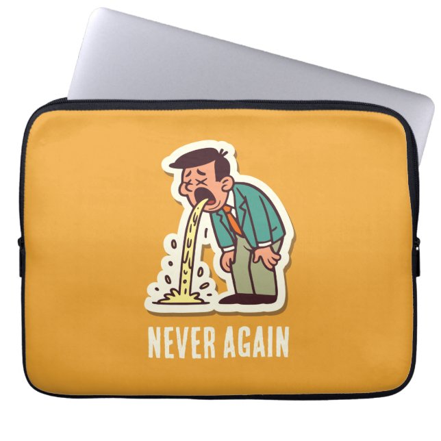 Vomit Laptop Sleeve (Front)