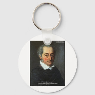 von Goethe "Truth" Quote Gifts Tees & Cards Key Ring