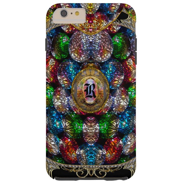 Von Marchinton Pretty Monogram Plus Case-Mate iPhone Case (Back)