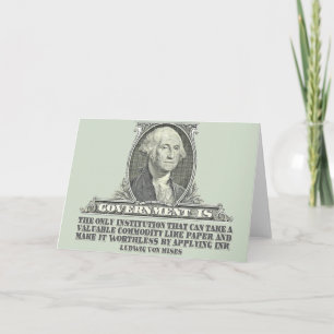 Von Mises on Paper Money Card