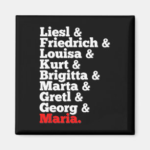 Von Trapp Family Singers Sound Of Music Magnet