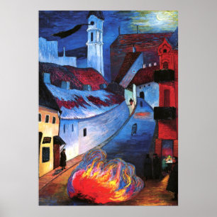 von Werefkin - Police Post in Wilna Poster