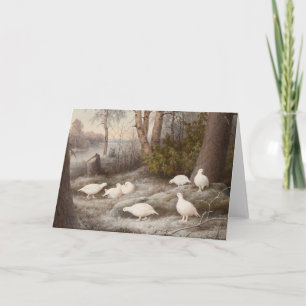 Von Wright’s art blank custom text greeting card