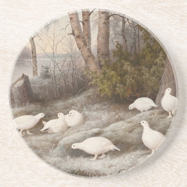 Von Wright’s art coaster (Front)