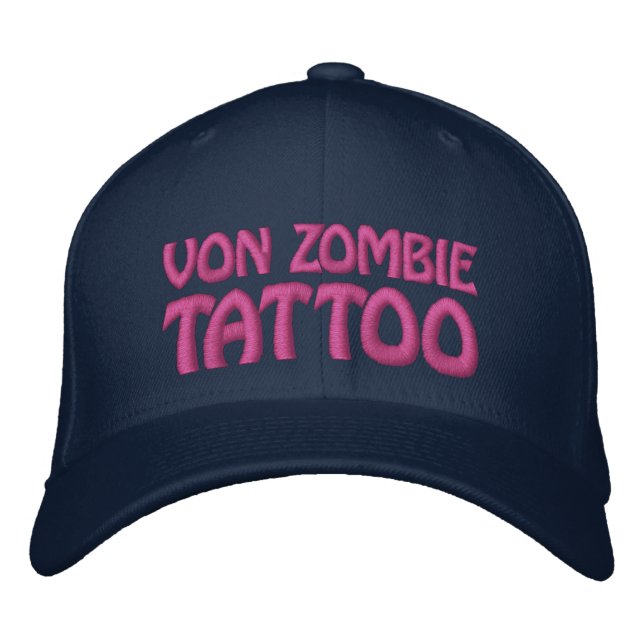 Von Zombie Tattoo 001BB Embroidered Hat (Front)