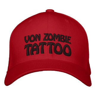 Von Zombie Tattoo 001HH Embroidered Hat