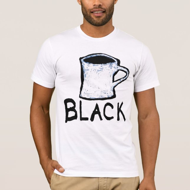 Vonnegut Coffee Cup Drawing T-Shirt (Front)