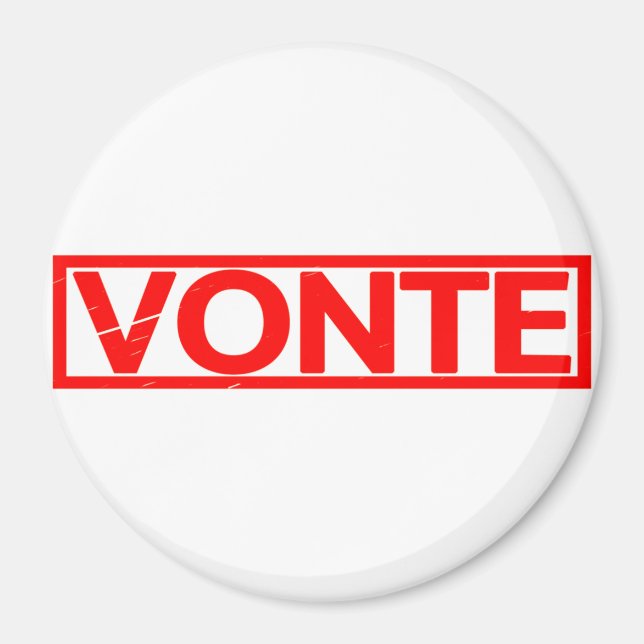 Vonte Stamp Magnet (Front)
