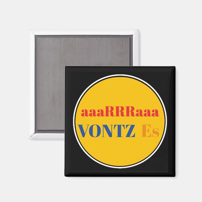 Vontz Es Magnet (Front/Back)