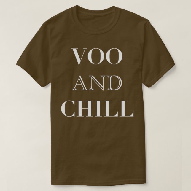 VOO and Chill FIRE financial independence retire e T-Shirt (Design Front)