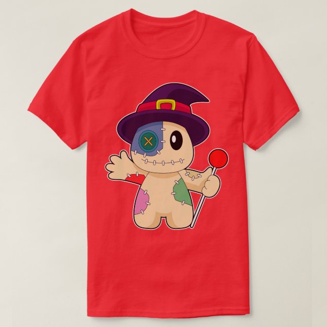 Voo Doll Halloween T-Shirt (Design Front)