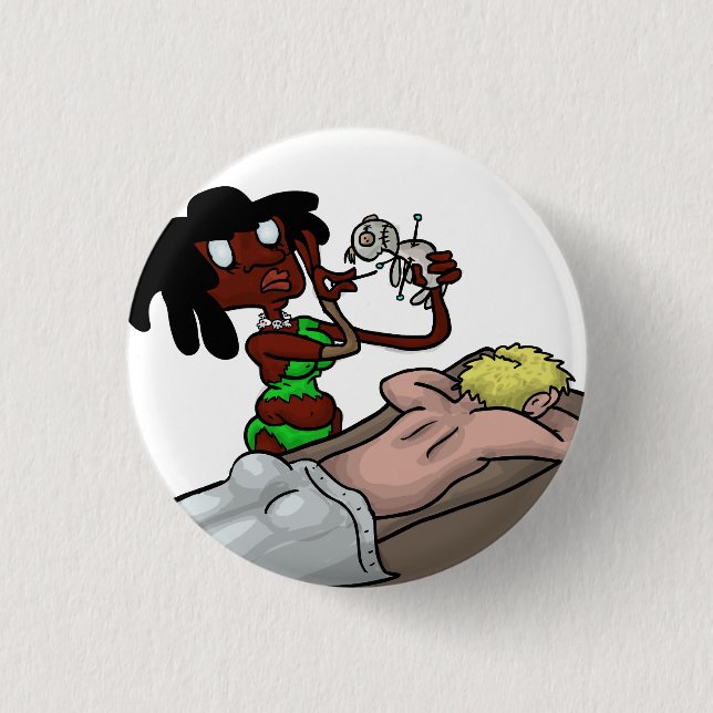 Voodoo Acupuncture 3 Cm Round Badge (Front)