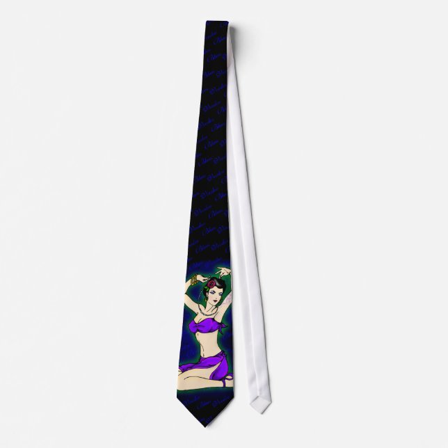 Voodoo Blues Pin-Up necktie (Front)