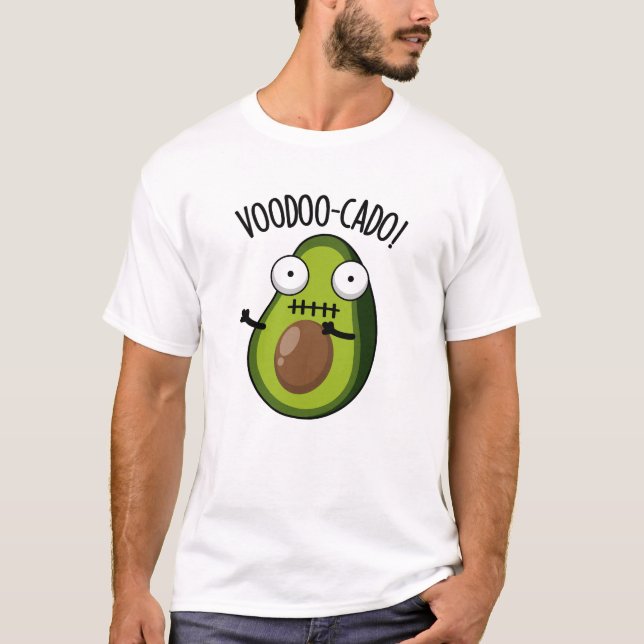 Voodoo-cado Funny Avocado Pun  T-Shirt (Front)