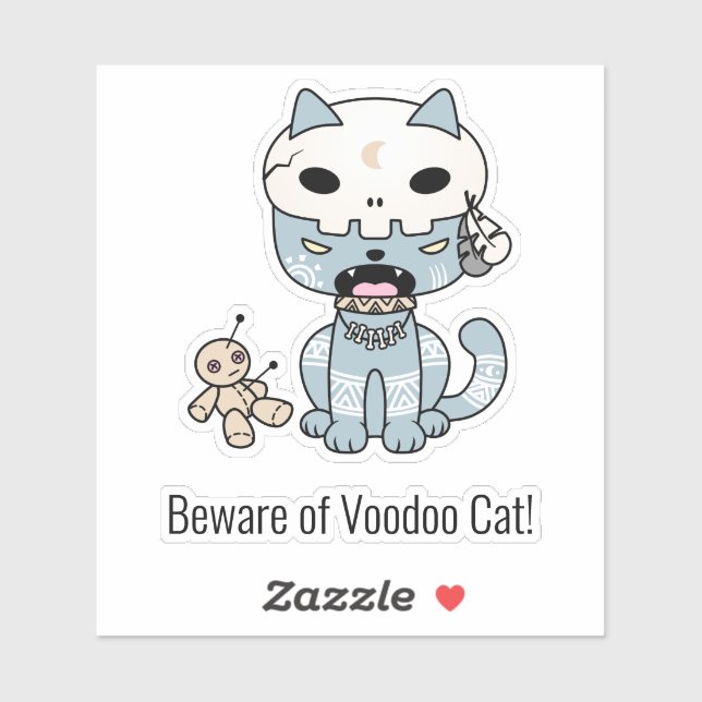 Voodoo Cat Custom Text (Sheet)