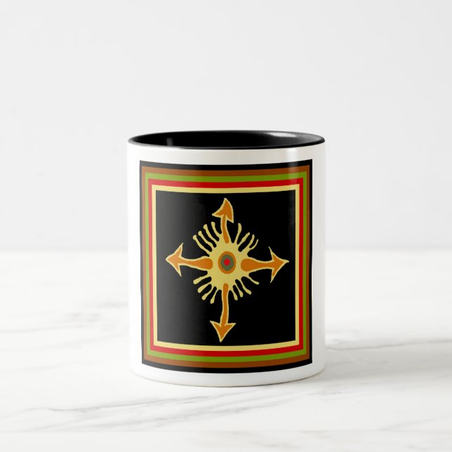 VooDoo Compass Two-Tone Coffee Mug (Center)