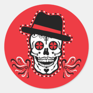 VooDoo Cookers (red) Classic Round Sticker