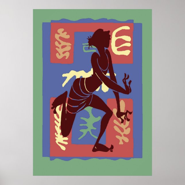 Voodoo Dancer After Matisse Poster (Front)