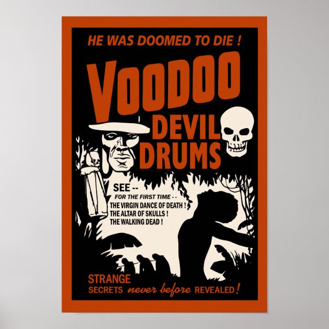 Voodoo Devil Drums - Man Poster (Front)