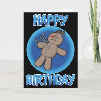 Voodoo Doll Birthday Card