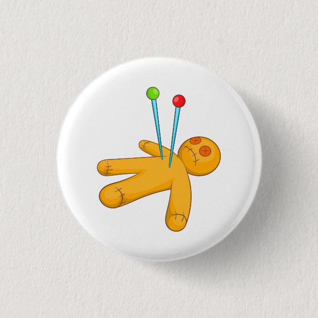 VooDoo Doll Button (Front)