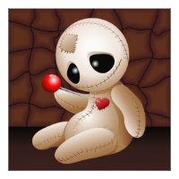 Voodoo Doll Cartoon in Love