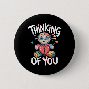 Voodoo-doll Cute Dark Humour Love Sarcasm Hex _14 6 Cm Round Badge