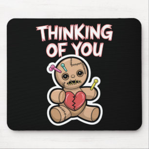 Voodoo-doll Cute Dark Humour Love Sarcasm Hex _15 Mouse Pad