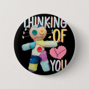 Voodoo-doll Cute Dark Humour Love Sarcasm Hex _4 6 Cm Round Badge
