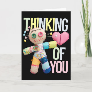 Voodoo-doll Cute Dark Humour Love Sarcasm Hex _5  Card