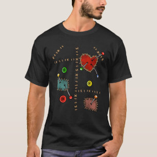 Voodoo Doll Halloween Costume Creepy Witchcraft Gi T-Shirt