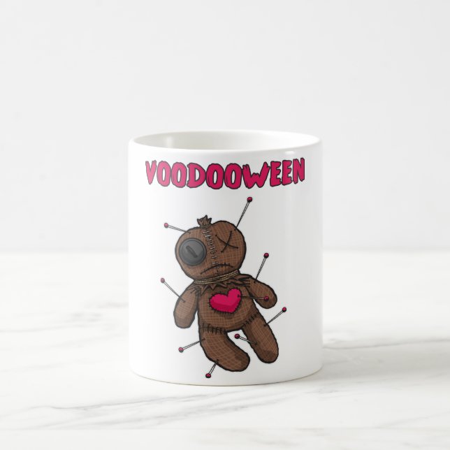 Voodoo Doll - Halloween Toy Coffee Mug (Center)
