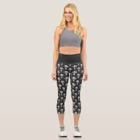 Voodoo Doll High Waisted Capris Yoga Pants
