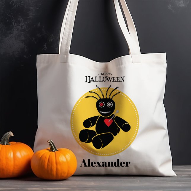 Voodoo Doll Personalised Halloween Tote Bag (Creator Uploaded)