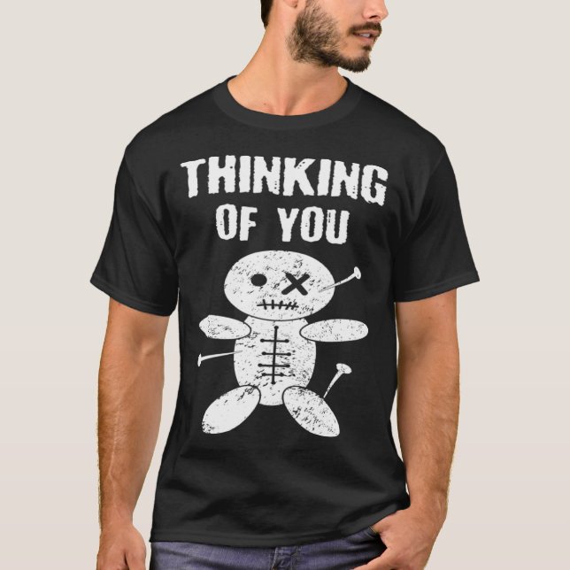 voodoo doll text T-Shirt (Front)