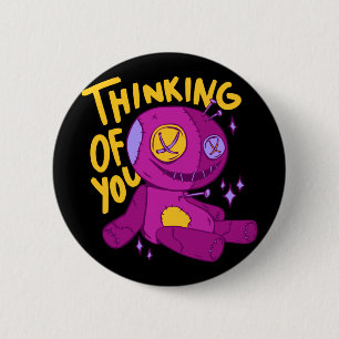 Voodoo Doll - THINKING OF YOU 6 Cm Round Badge