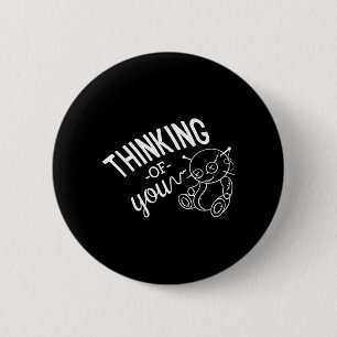 Voodoo Doll Thinking of You Funny Halloween 6 Cm Round Badge