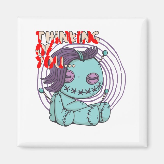Voodoo Doll - Thinking of you Magnet (Front)