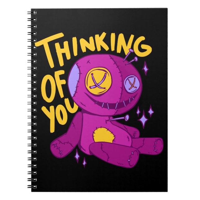 Voodoo Doll - THINKING OF YOU Notebook (Front)