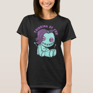 Voodoo Doll Thinking Of You Voodoo Pastel Goth T-Shirt