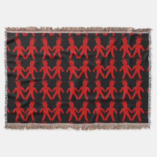 Voodoo Dolls Throw Blanket